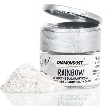 The Sugar Art - DiamonDust - Edible Glitter For Decorating Cakes, Cupcakes & More - Kosher, Food-Grade Coloring - Rainbow - 3 grams - ViaCheff.com
